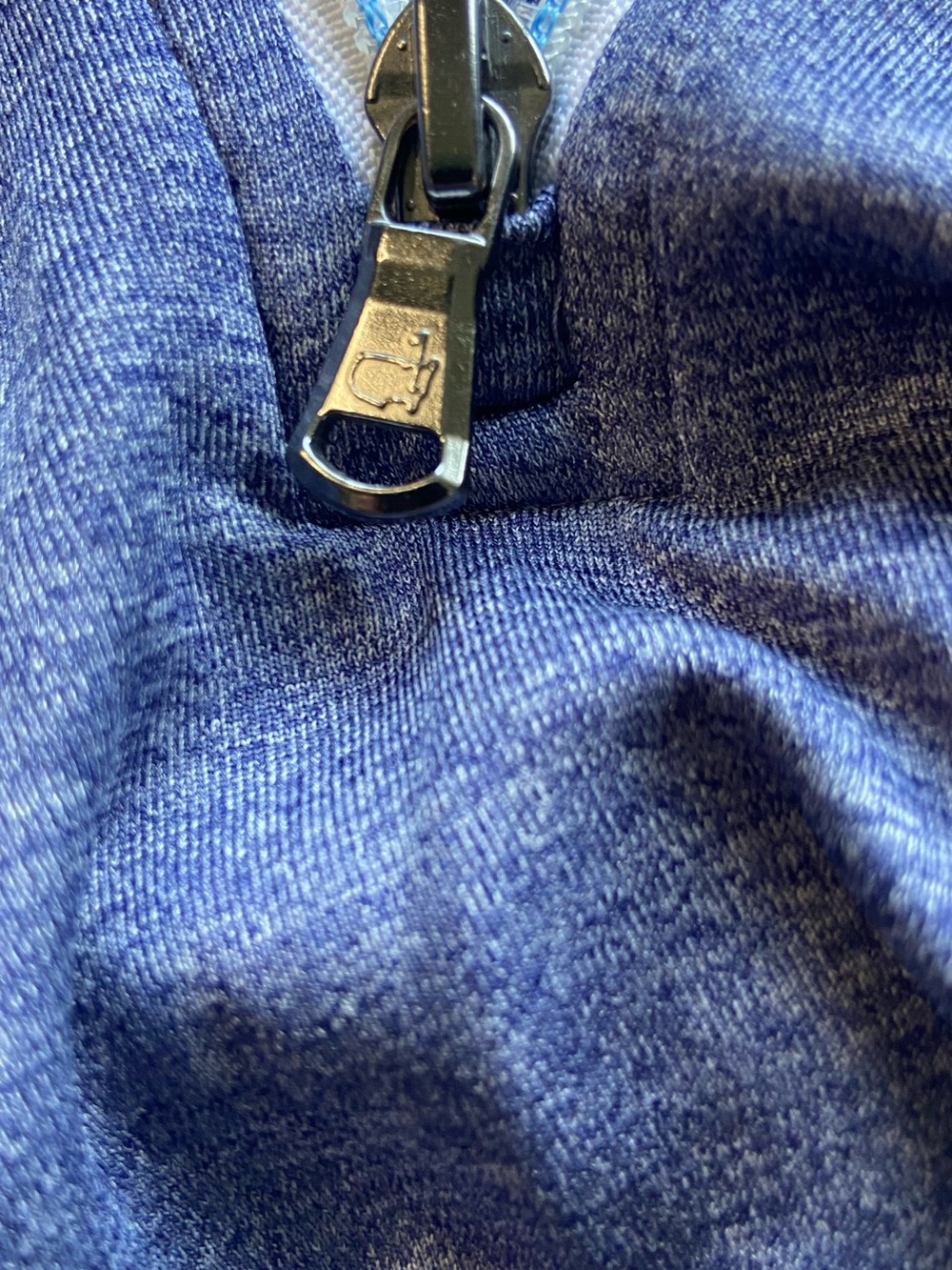 Masters Tech Quarter Zip Pullover Jacket Size XL Golf Performance Blue Athletic - Picture 6 of 10